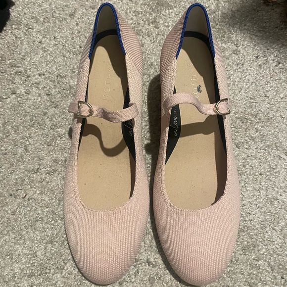 Rothy's Shoes - Rothy's Light Pink Mary Jane Heels